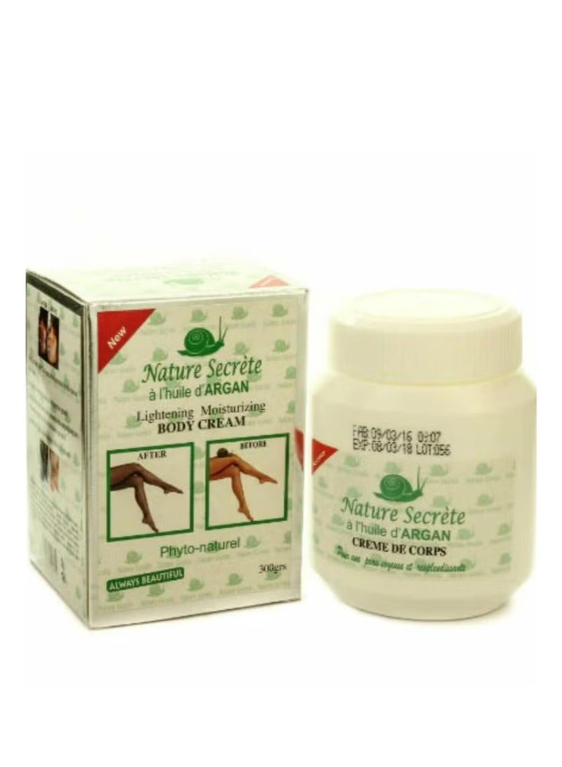 Argan Oil Whitening And Exfoliating Gommant Cream And Dark Spot Body Cream 300g